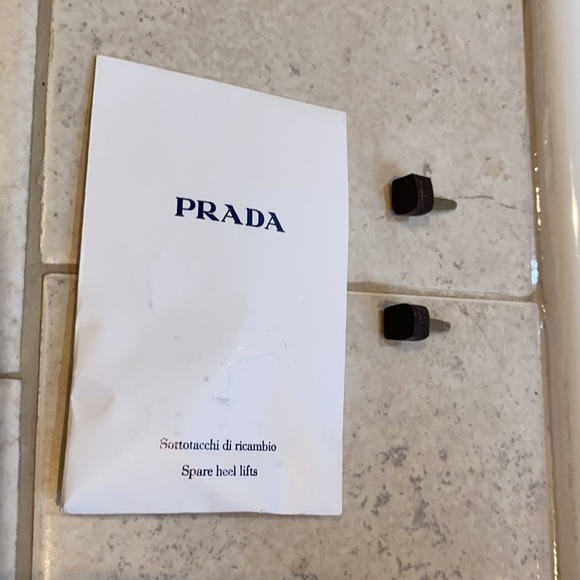 Authentic Prada embellished Sandals Heels size 37.5 - Picture 11 of 11